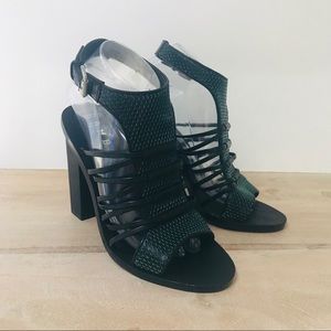 LAMB Gwen Stefani Leather Slingback Heels sandals